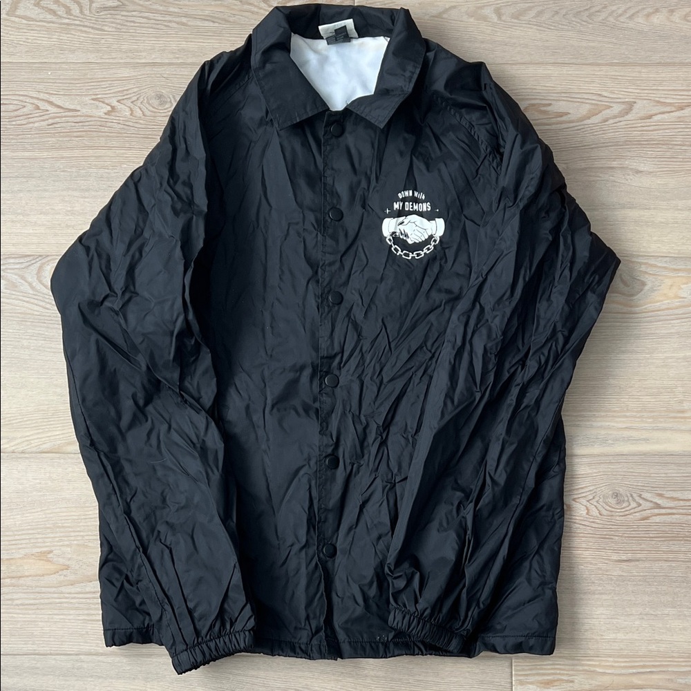 Sketchy Tank Black Bomber Jacket - Picture 2 of 3